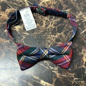 Janie and Jack bowtie plaid 0-24 months